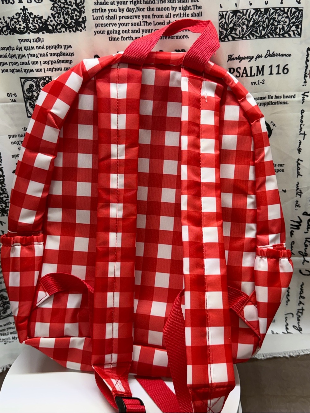 NWOT Kids Red Cherry Backpack - Picture 3 of 5